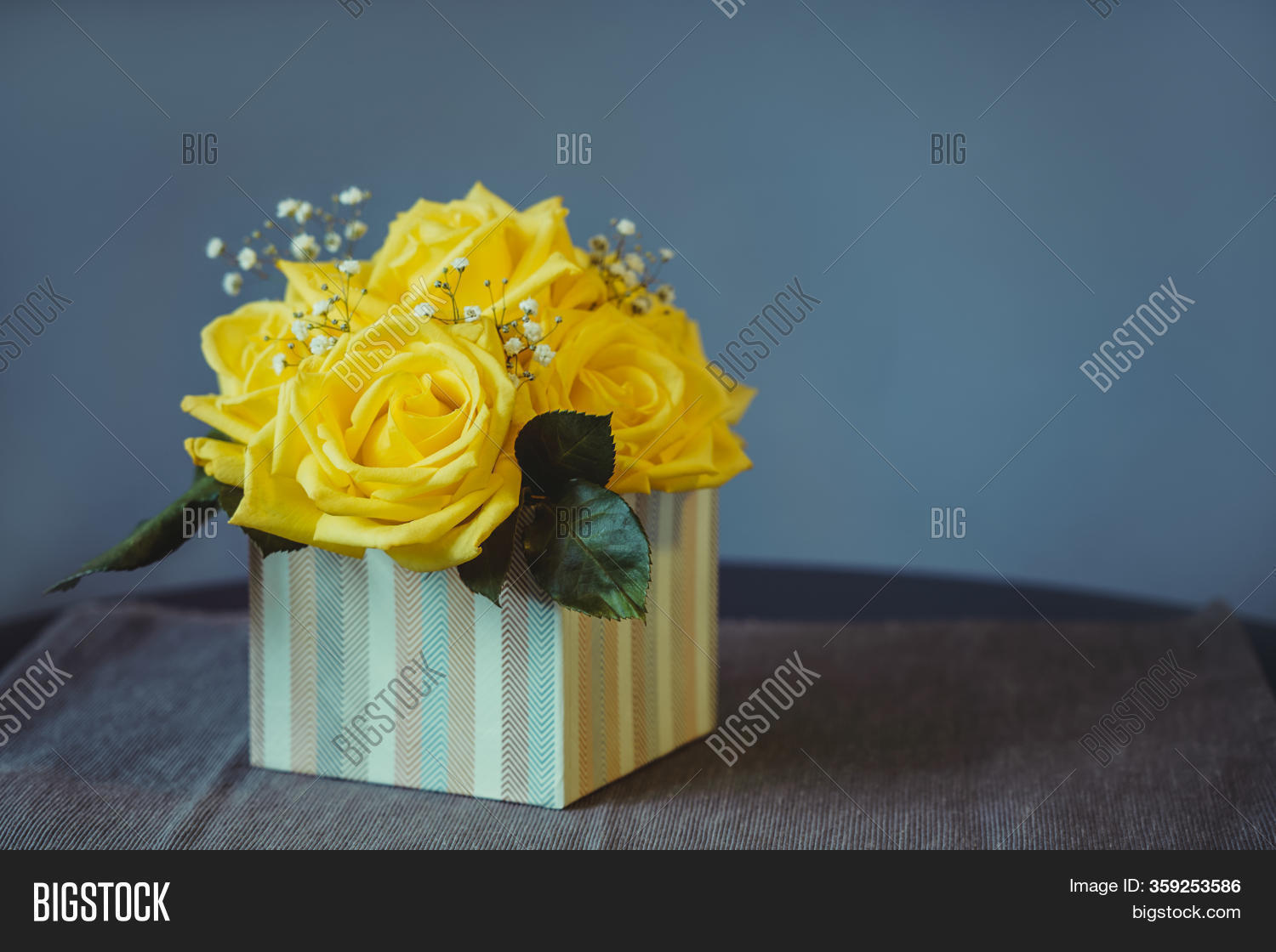 Yellow Roses Bouquet Image Photo Free Trial Bigstock