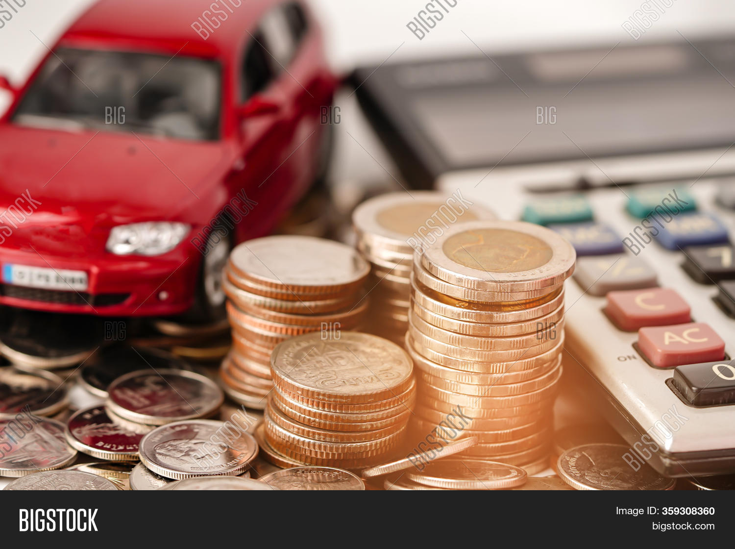 Car On Coins Image & Photo (Free Trial) Bigstock