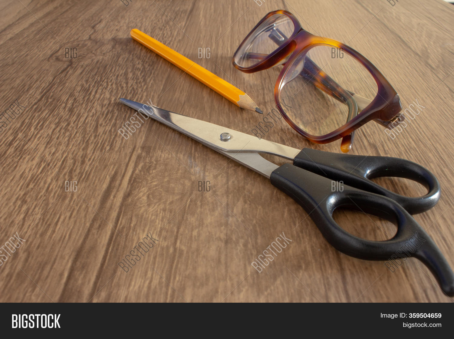 Scissor Next Pencil Image & Photo (Free Trial) | Bigstock