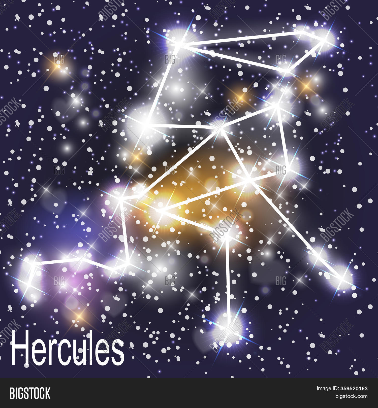 Hercules Constellation Image & Photo (Free Trial) Bigstock