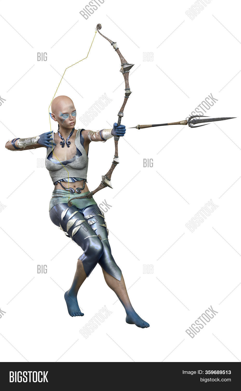Caucasian Elf Archer Image Photo Free Trial Bigstock