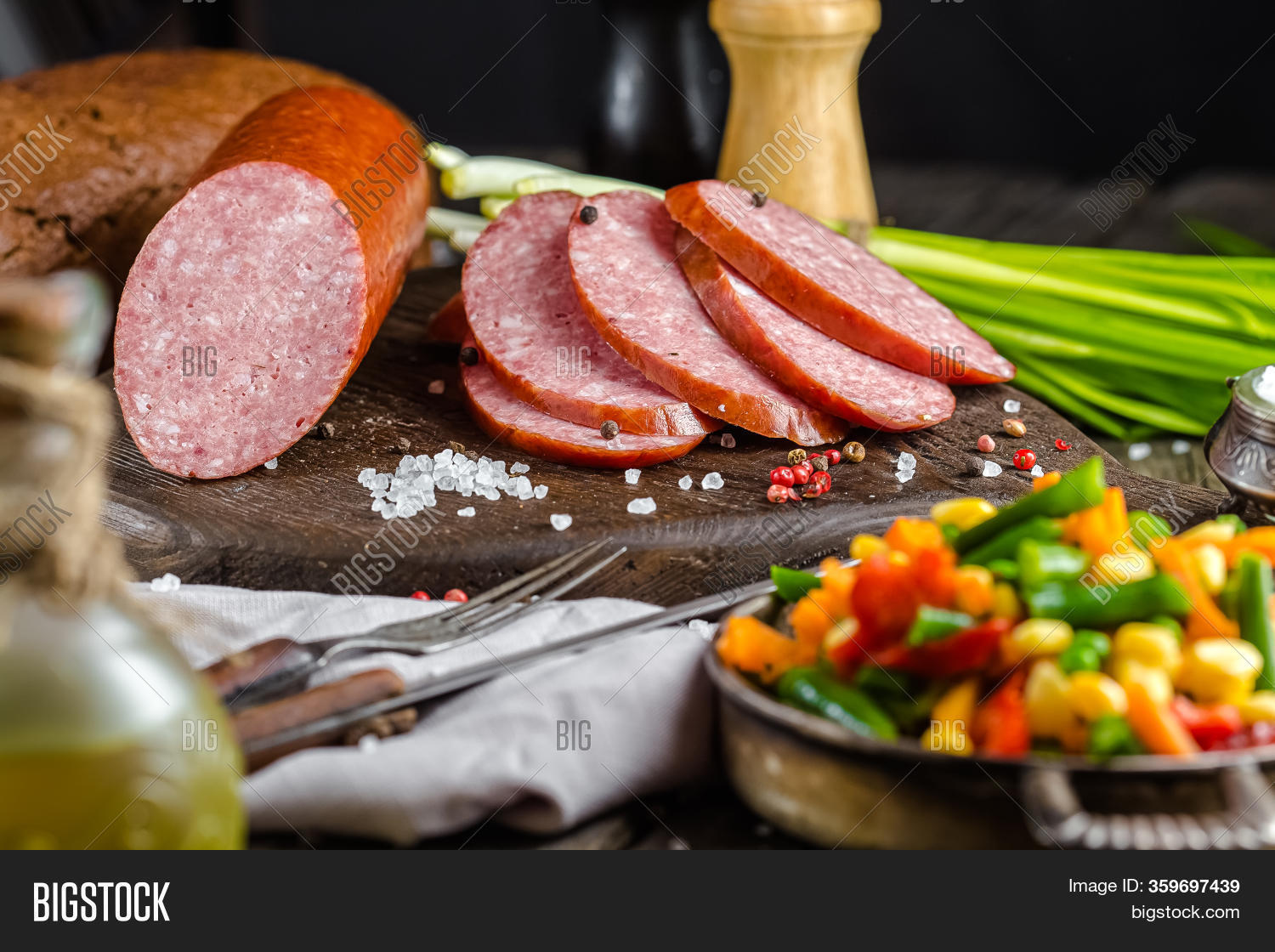 Sausage Cervelat Image & Photo (Free Trial) Bigstock