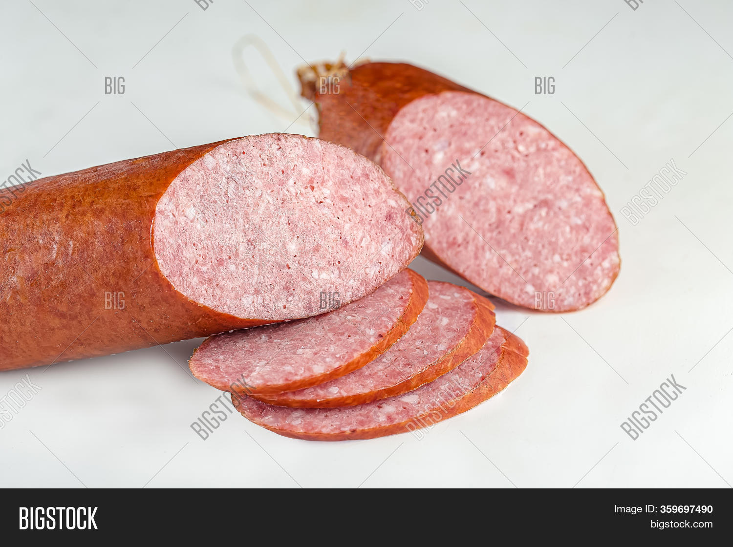 Whole Salami Sausage Image & Photo (Free Trial) Bigstock