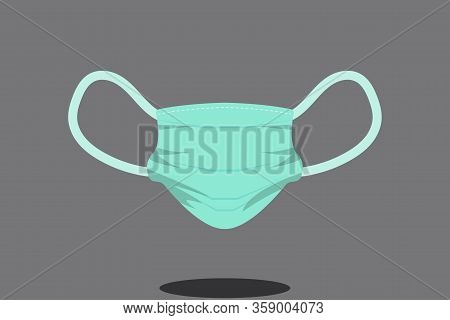 Illustration Vector Graphic Of Cartoon Medical Mask. Surgical Mask Vector Illustration Graphic Desig