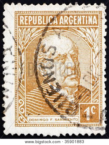 Frimærke Argentina 1935 Domingo Faustino Sarmiento