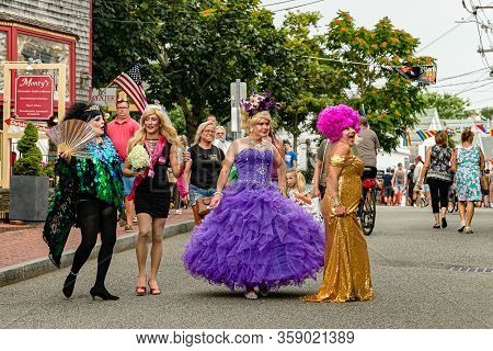 Provincetown Massachusetts August 21, 2019 At The End Of Cape Cod Provincetown Has A Large Gay Popul