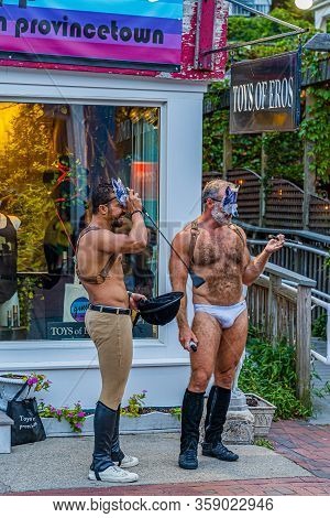 Provincetown Massachusetts August 21, 2019 At The End Of Cape Cod Provincetown Has A Large Gay Popul