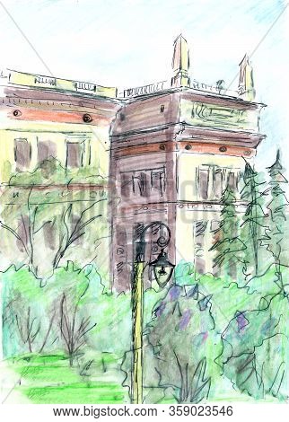 Graphic Drawing Faculty Of Physics, Moscow State University