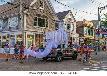 Provincetown Massachusetts August 21, 2019 At The End Of Cape Cod Provincetown Has A Large Gay Popul