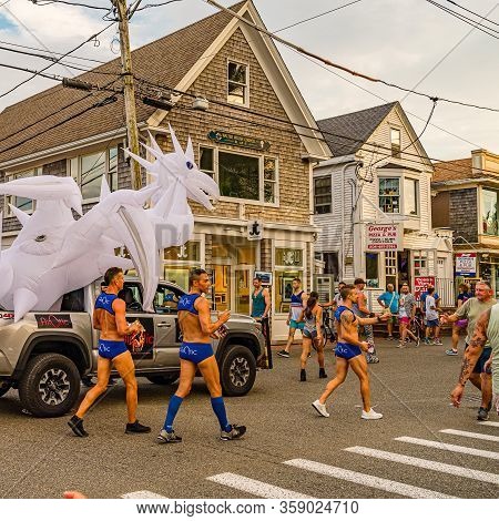 Provincetown Massachusetts August 21, 2019 At The End Of Cape Cod Provincetown Has A Large Gay Popul