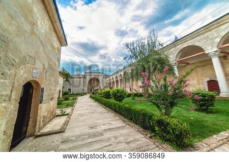Edirne, Turkey: Inner Garden Of Health Museum In Bayezid Complex In Edirne, Turkey On 11 August 2019