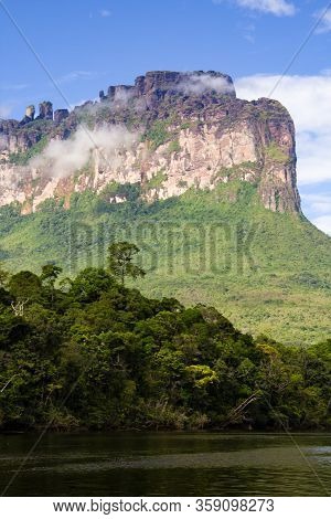 Auyan Tepui - Table Mountain In National Park Canaima, Venezuela