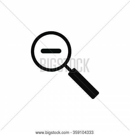 Reducing Glass Icon Vector Illustration Graphic Design Isolated