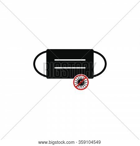 Protective Mask Vector Illustration Graphic Design Isolated
