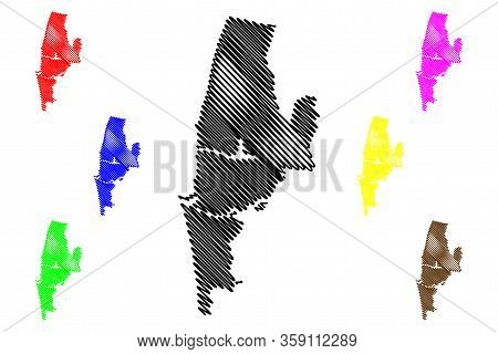 Liepaja City (republic Of Latvia, Administrative Divisions Of Latvia, Republican Cities) Map Vector 