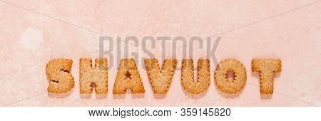 Crackers Arranged As A Word Shavout, Banner