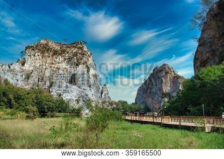 Khao Ngu Rock Park, The Name Khao Ngu Means Hills Of Snakes. Locals Believe The Area Was Home To Ser