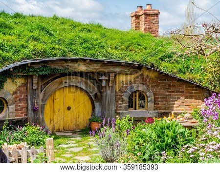 The Village Of Hobbiton. Matamata, New Zealand.