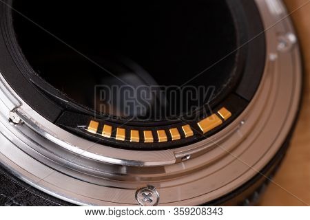 Hanover / Germany - April 02,2020: Canon Ef 200mm F/2.8l Ii Usm Professional Lens Stands On A Table.