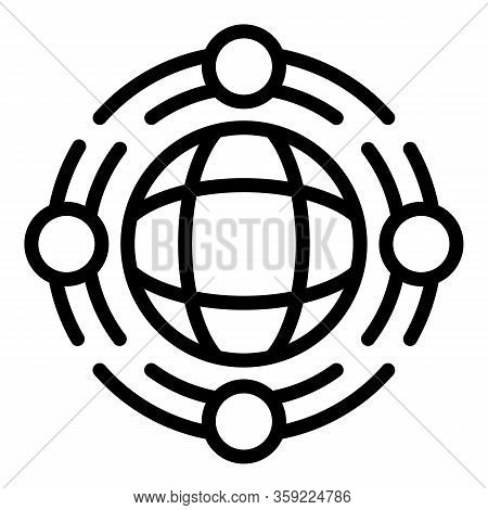 Global Family Unity Icon. Outline Global Family Unity Vector Icon For Web Design Isolated On White B
