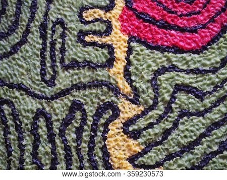 Beautiful Candle Pattern On Background.abstract Texture Background.