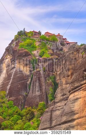 The Great Meteoron Monastery, Meteora Mountain Rock, Trikkala, Greece