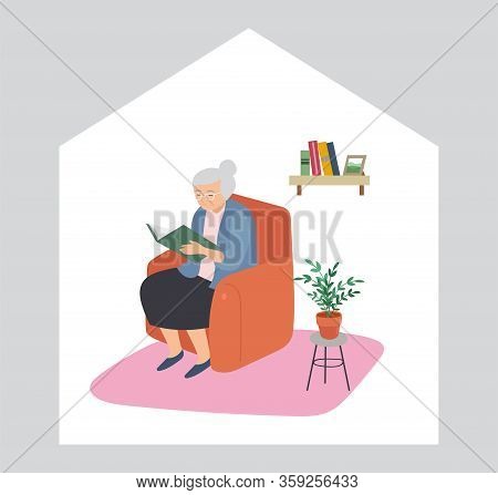 Elderly, Old People, Senior People At Home, Playing Chess, Chatting On Computer With Grandchildren, 