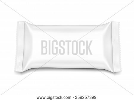 Flow Pillow Pack Isolated On White Background