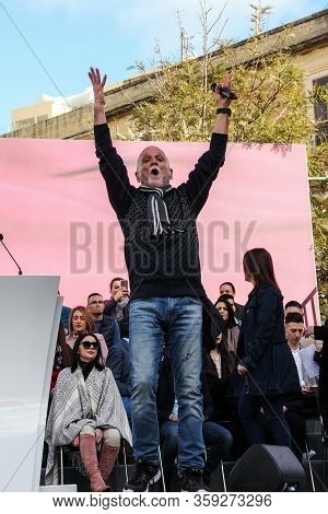 Cospicua / Malta - 19-january-2020 Robert Abela Gives Speech To The People Of Cospicua For The First