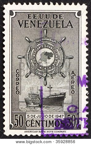 Frimærke Venezuela 1949 M. S. Republica de Venezuela