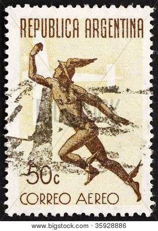 ปรอทอาร์เจนตินาปี 1942 แสตมป์และเครื่องบิน