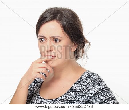 Nice Woman Trying To Remember Something Important