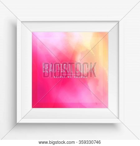 Beautiful Colors In Realistic Frame Music Festival Poster Template No3