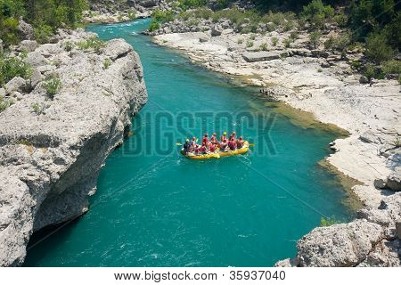 rafting i green canyon, Alanya, Tyrkiet