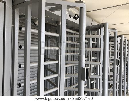 Brand New Closed Turnstiles With Ip Cameras