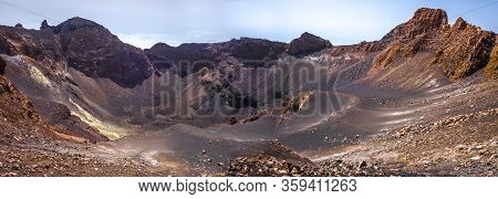 Pico Do Fogo Crater Panoramic View, Cha Das Caldeiras, Cape Verde
