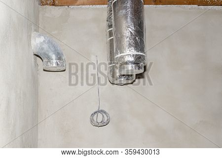 Air Inlet And Outlet Mounted In The House, Prepared For Mounting The Device Used For Home Energy Rec