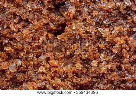 Extreme Closeup (5x) Of A Bs Horizon Of A Podzol Or Spodosol Formed Of Glacial Till. This Is The Fif