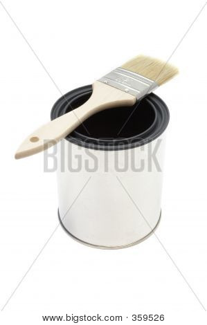 Pensel og spand