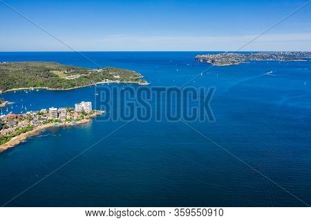 Aerial View On Famous Smedley's Point, Sydney, Australia.