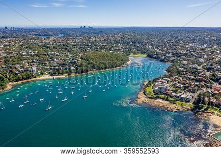 Aerial View On Reef Bay, Sydney, Australia.