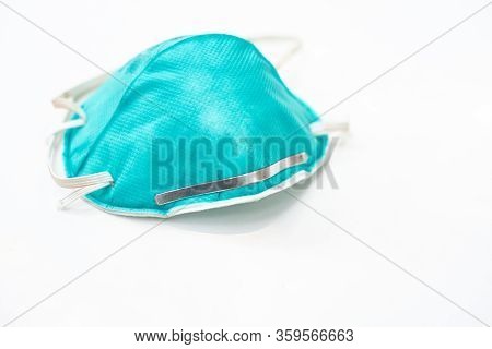 Personal Protective Equipment N95 With Protec Coronavirus Or Covid-19 Virus.