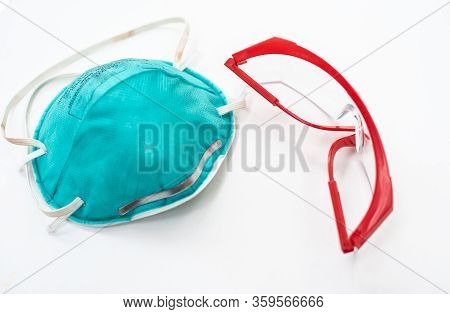 Ppe Personal Protective Equipment With Protec Coronavirus Or Covid-19 Virus.