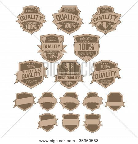 최고의 품질 레이블