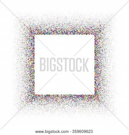 Color Glitter Texture For Background. Shiny Flickering Sparkles Pattern