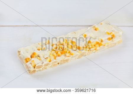Tasty Appetizing Turon On A Plate On A White Background