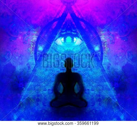 Man With Third Eye Psychic Supernatural Senses , Raster