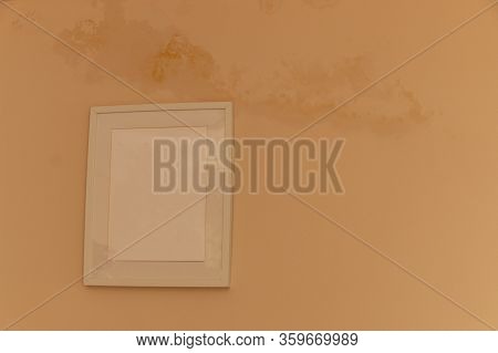 A Close Up View Of Mould Showing Thtough The Paint In A Room Of A First Storie Flat