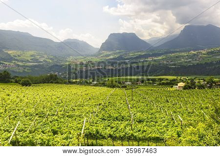 Vista panoramica da Stenico (trento)