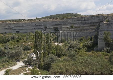 View Of A Former Quarry Quarry In Inkerman, Sevastopol, Crimea, Russia